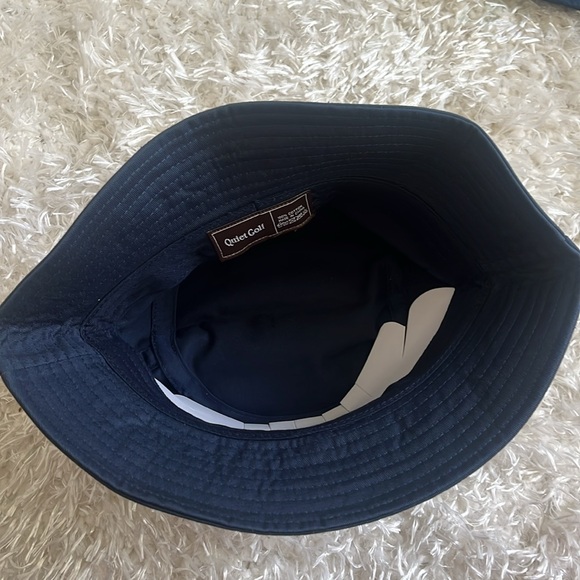 New MRPs $50 QUIET GOLF 
Logo Golf Bucket Hat - Navy - Picture 8 of 10